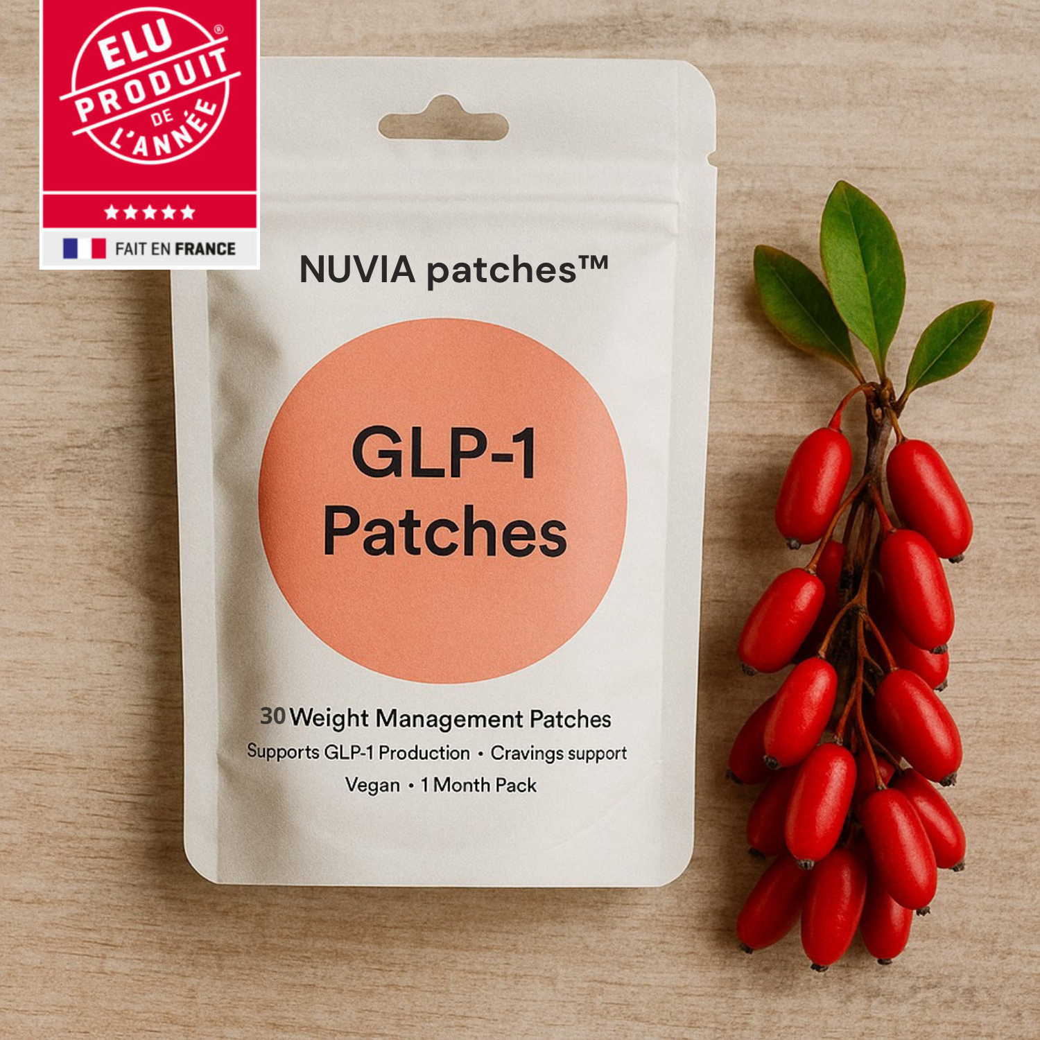 NUVIA™ | Patches GLP-1 – Perte de poids